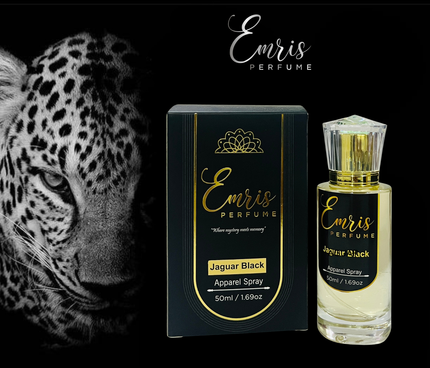 Jaguar Black Apparel Spray Perfume 50ml by Emris Perfume