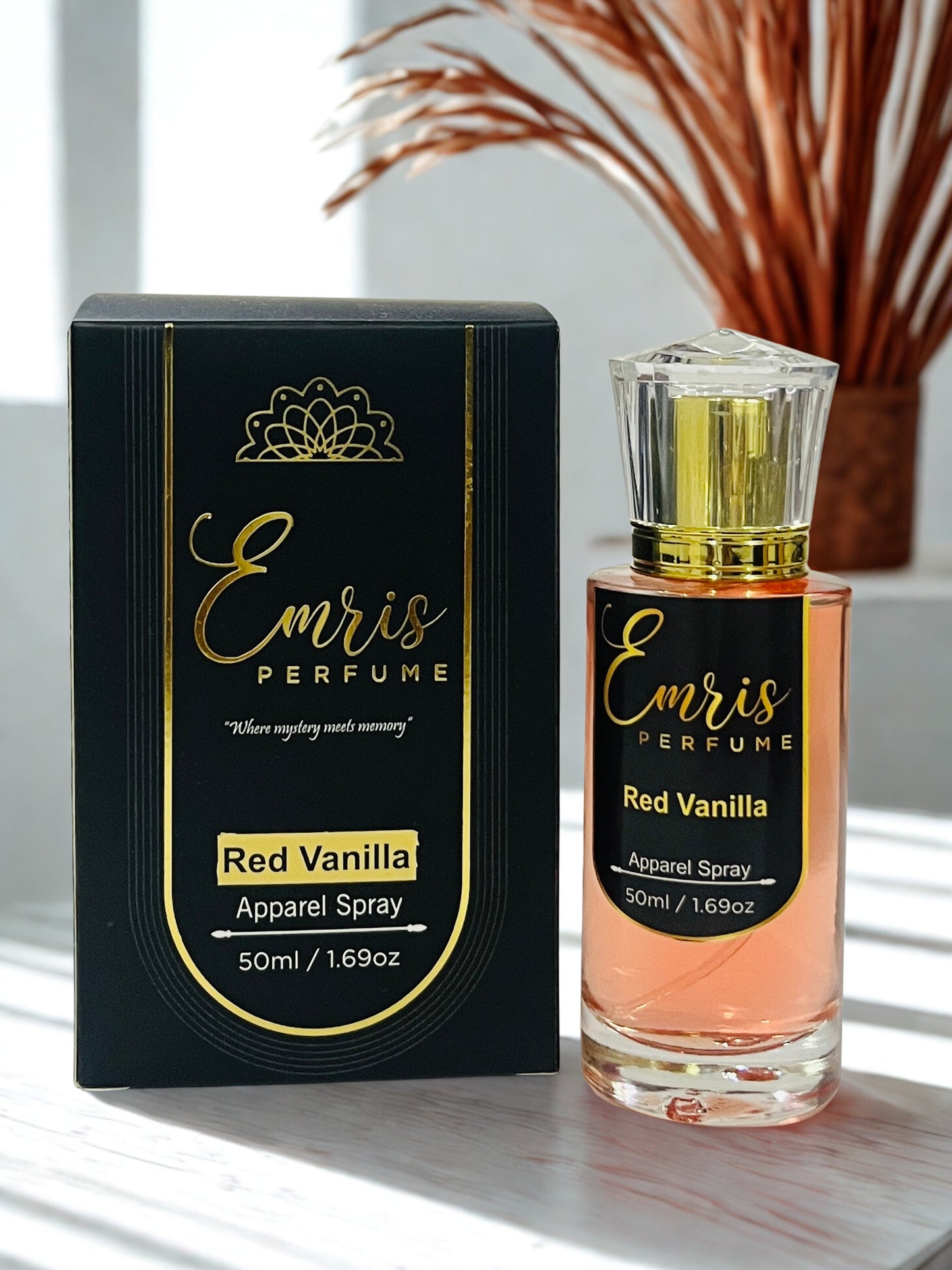 Red Vanilla Apparel Spray 50ml Perfume by Emris Perfume