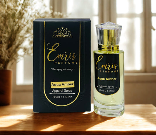 Aqua Amber Apparel Spray Perfume 50ml by Emris Perfume