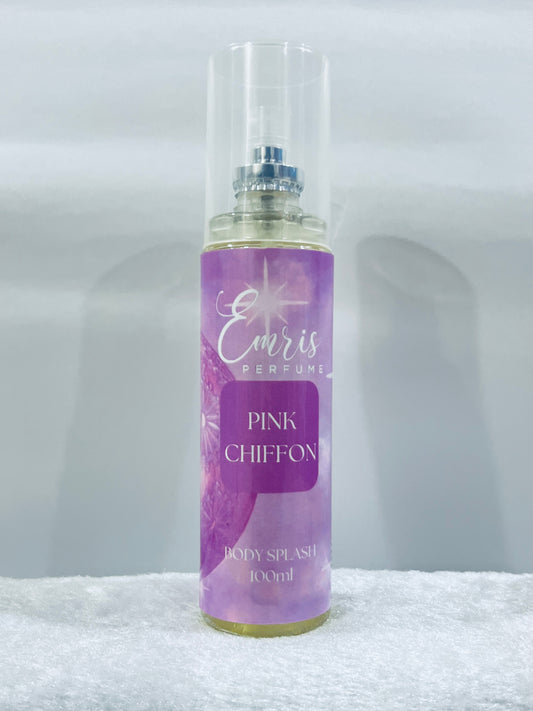 Pink Chiffon - Body Mist | Floral Fruity Long Lasting Unisex Body Spray (100ml) by Emris Perfume