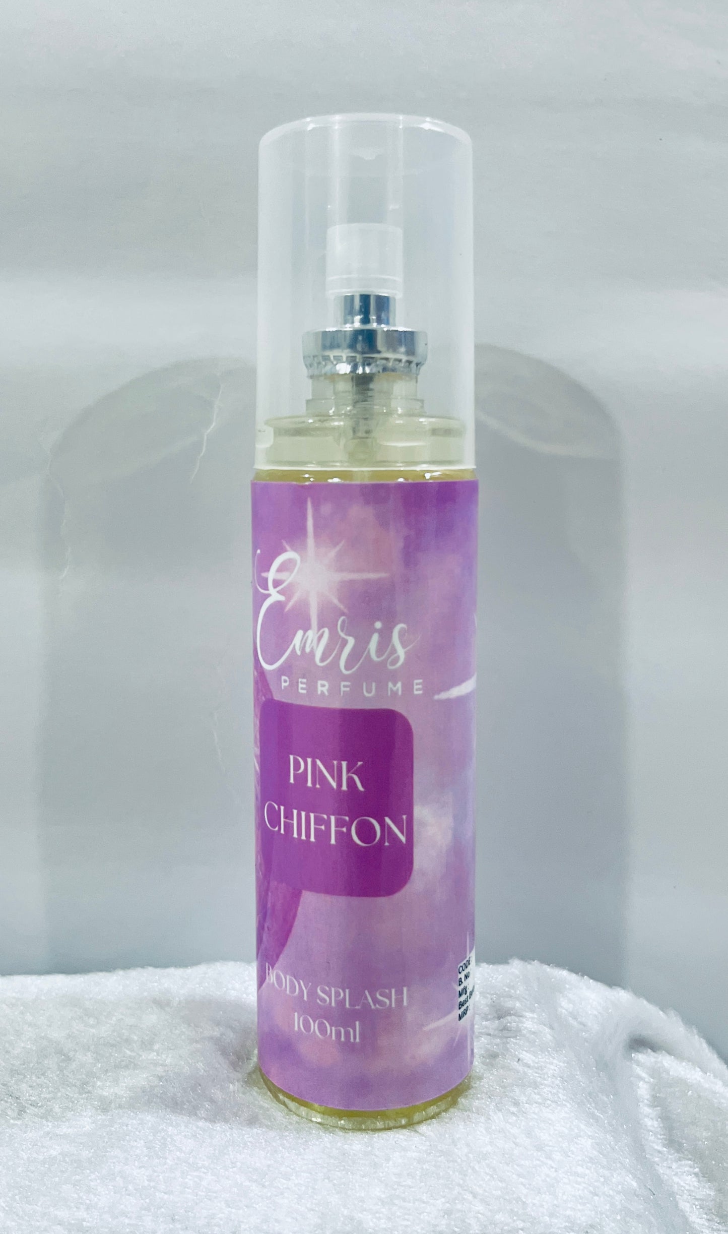 Pink Chiffon - Body Mist | Floral Fruity Long Lasting Unisex Body Spray (100ml) by Emris Perfume