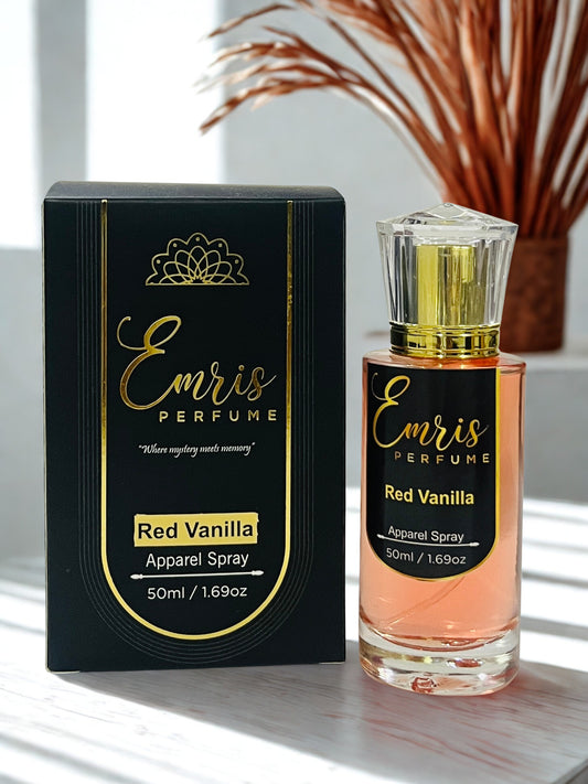 Red Vanilla Apparel Spray 50ml Perfume by Emris Perfume